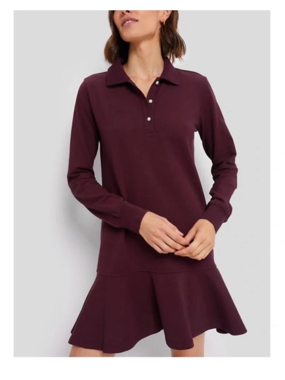 TUCKERNUCK Long Sleeve Pique May Polo Dress